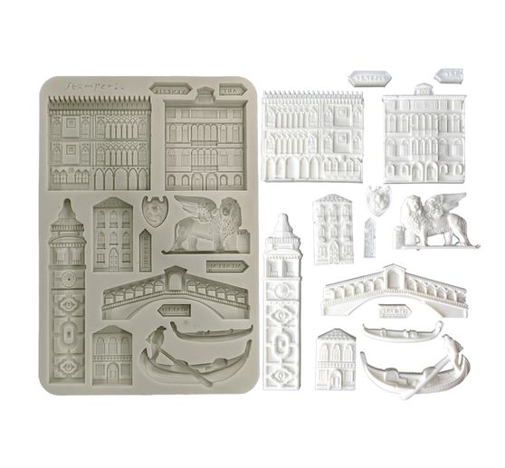 Siliconenvorm A5 "Venice", Monuments