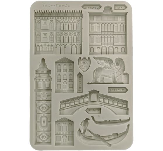 Siliconenvorm A5 "Venice", Monuments