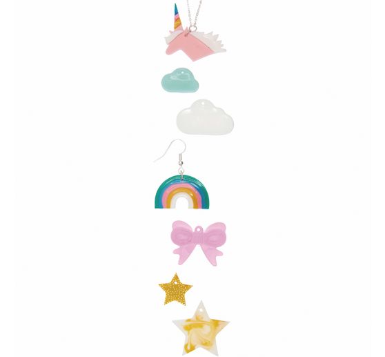 Siliconvorm voor sieraden "Rainbow en Co"