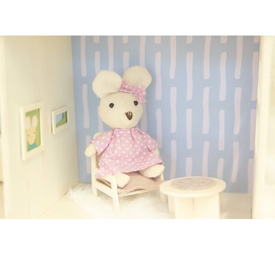 Miniatuurmuis "Meisje", roze