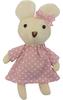 Miniature mouse "Girl", pink