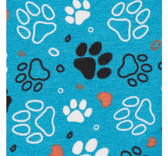 Decoration fabric linen optics "Paws"