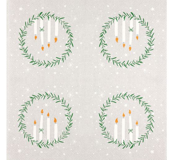 Serviette « Delicate Wreath »