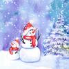 Servet "Frosty Friends"