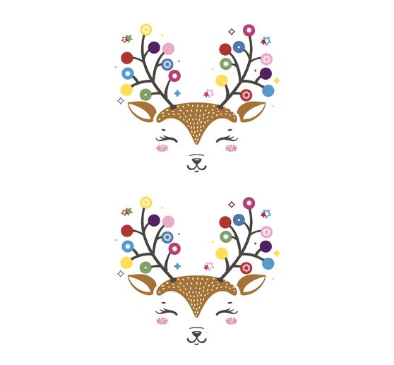 Papieren zakdoekjes "Colourful Deer"