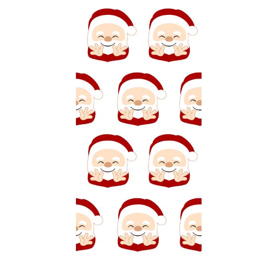 Papieren zakdoekjes "Hello Santa"