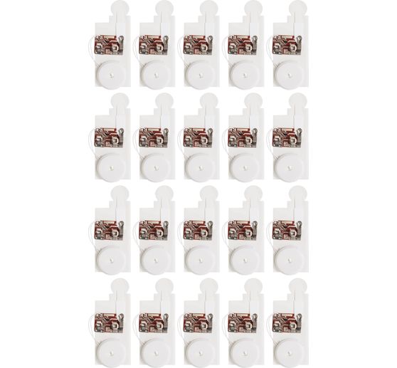 VBS Muziekchips voor kaarten "Jingle Bells", 20 stuks