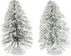 VBS Miniature Christmas tree with snow, 2 pieces