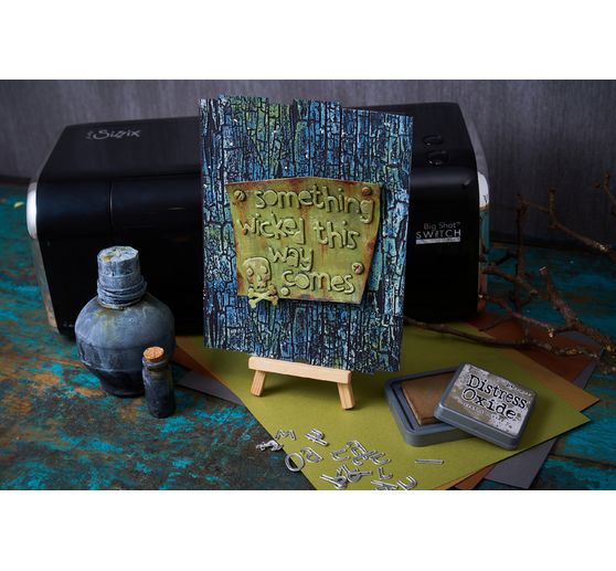 Sizzix Thinlits Stanzschablone "Alphanumeric Cutout Lower by Tim Holtz"