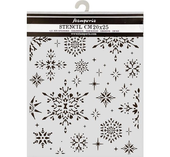 Sjabloon "The Owl's House - Snowflakes"