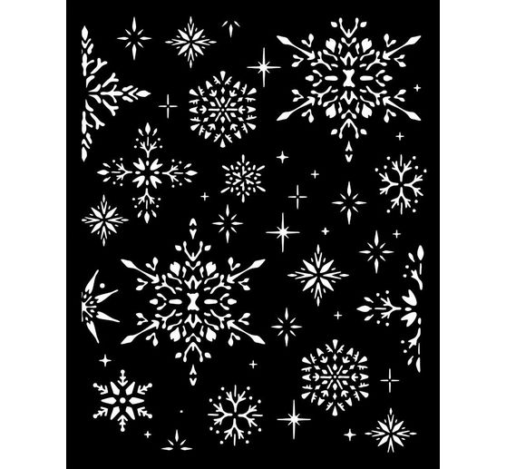 Sjabloon "The Owl's House - Snowflakes"