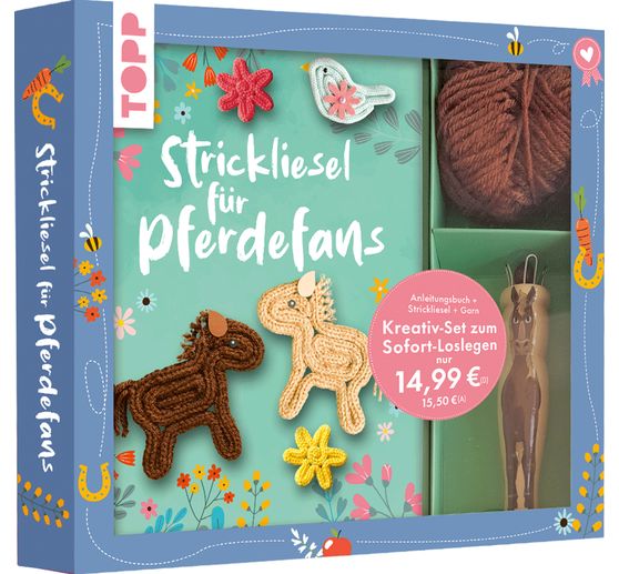 Creatieve set "Strickliesel für Pferdefans"