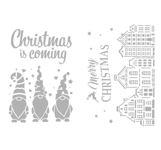 Set de pochoirs VBS « Merry Christmas », A4
