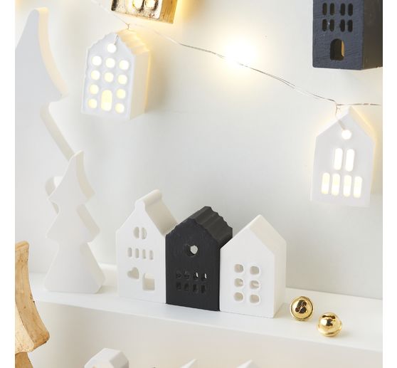 Moules en silicone « Mini maisons lumineuses »