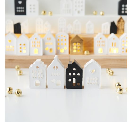 Moules en silicone « Mini maisons lumineuses »