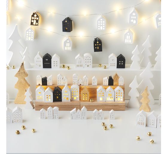 Moules en silicone « Mini maisons lumineuses »