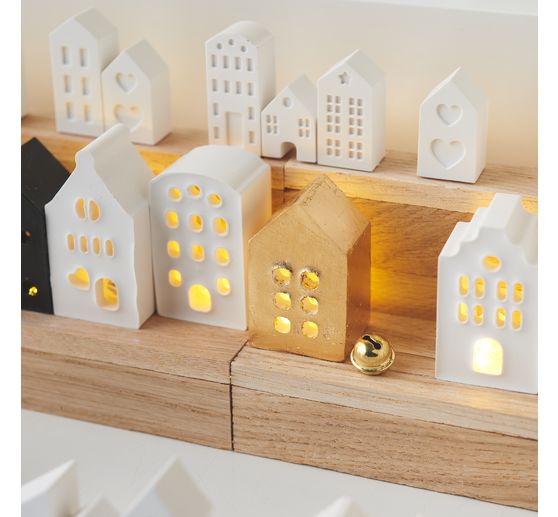 Moules en silicone « Mini maisons lumineuses »
