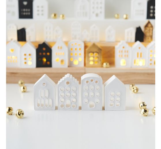 Moules en silicone « Mini maisons lumineuses »
