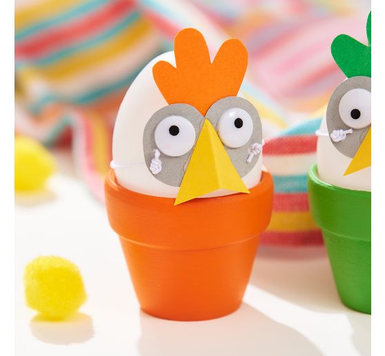 VBS Deko-Ei "Weiß", 10 Stück