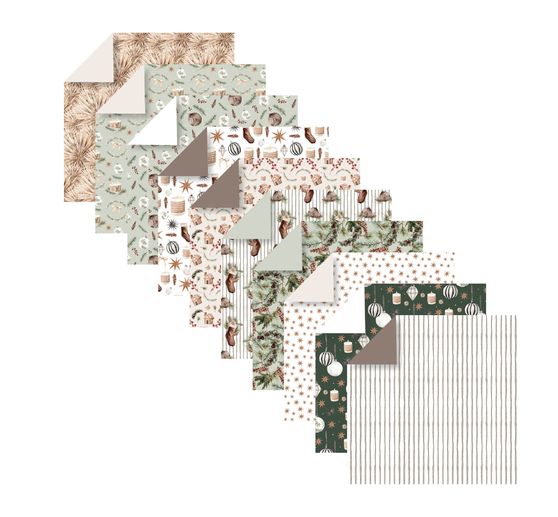 Feuilles de pliage « Cozy Xmas »