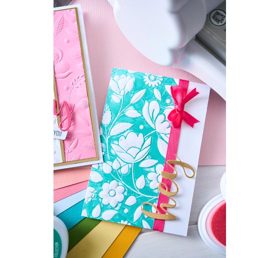 Sizzix 3D Embossing sjabloon "Happy Garden by Catherine Pooler"