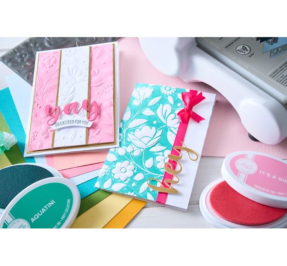 Sizzix 3D Embossing sjabloon "Happy Garden by Catherine Pooler"