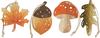 Wooden decoration pendant "Autumn love"