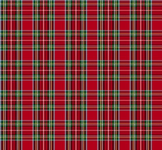 Decoration fabric linen optics "Tartan"