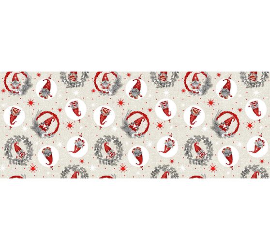 Decoration fabric linen optics "Gnome"