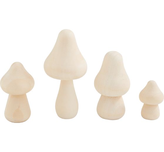Champignons en bois VBS