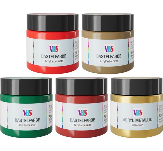VBS Knutselverf set "X-mas"