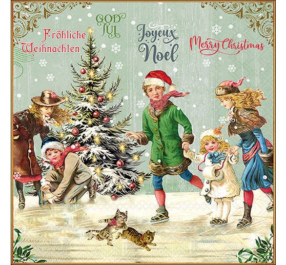 Serviette « X-Mas On Ice »