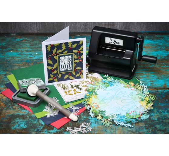Sizzix Thinlits Ponssjabloon "Holiday Greens by Tim Holtz"