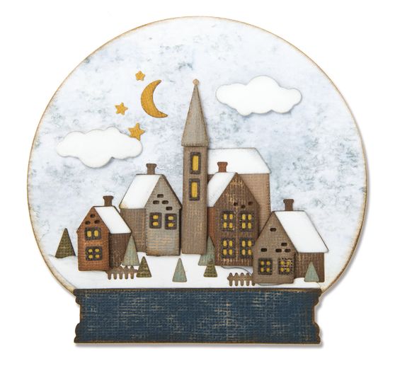 Sizzix Thinlits Ponssjabloon "Snowglobe by Tim Holtz"