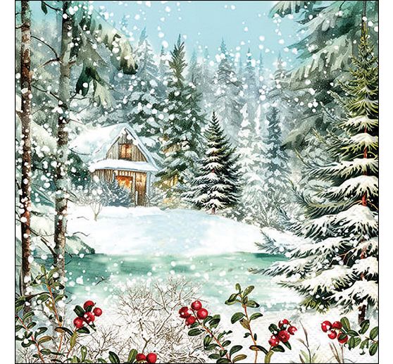 Serviette « Cabin In The Woods »