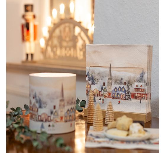 Set de serviettes VBS « Hiver & Noël »