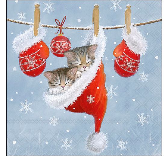 Set de serviettes VBS « Hiver & Noël »