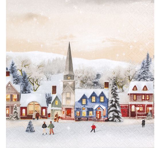 Set de serviettes VBS « Hiver & Noël »