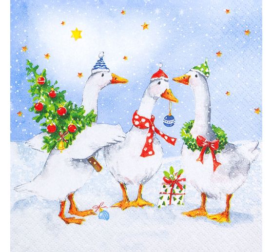 Set de serviettes VBS « Hiver & Noël »