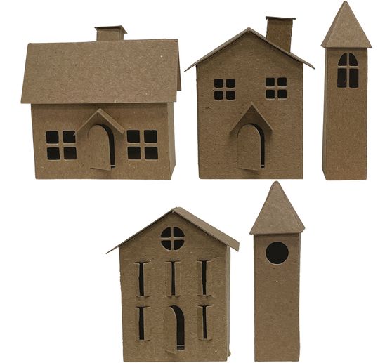 Gabarit d’estampe Sizzix Thinlits « Paper Village #2 by Tim Holtz »