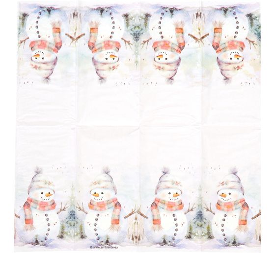 Paper handkerchiefs "Snowman"