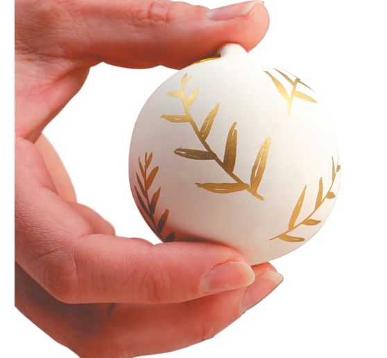 Knutselset "Ontwerp je eigen kerstballen van keramiek"