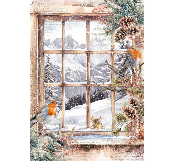 Motiv-Strohseiden Sortiment "Forest Tales", 8er-Set