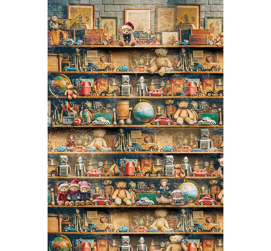 Assortiment de soie de paille à motifs « Toy Shop », set de 8 pièces