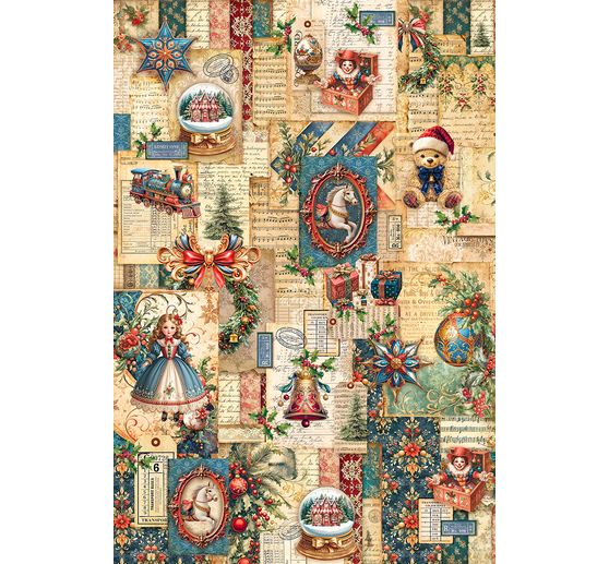 Motief strozijde assortiment "Toy Shop", set van 4