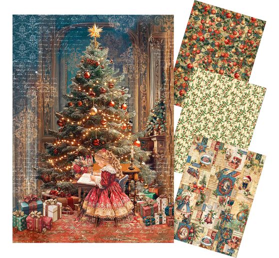 Motief strozijde assortiment "Toy Shop", set van 4