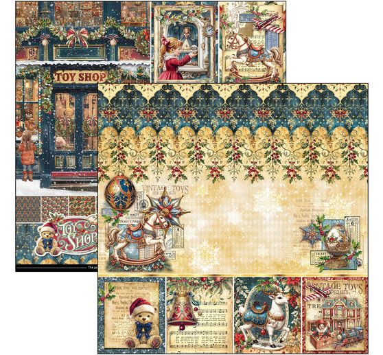 Papier scrapbooking « Toy Shop »