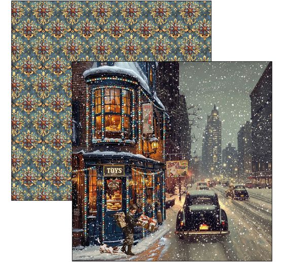 Papier scrapbooking « Toy Shop »