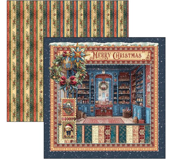 Papier scrapbooking « Toy Shop »