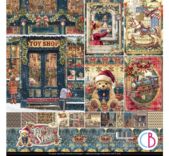 Papier scrapbooking « Toy Shop »